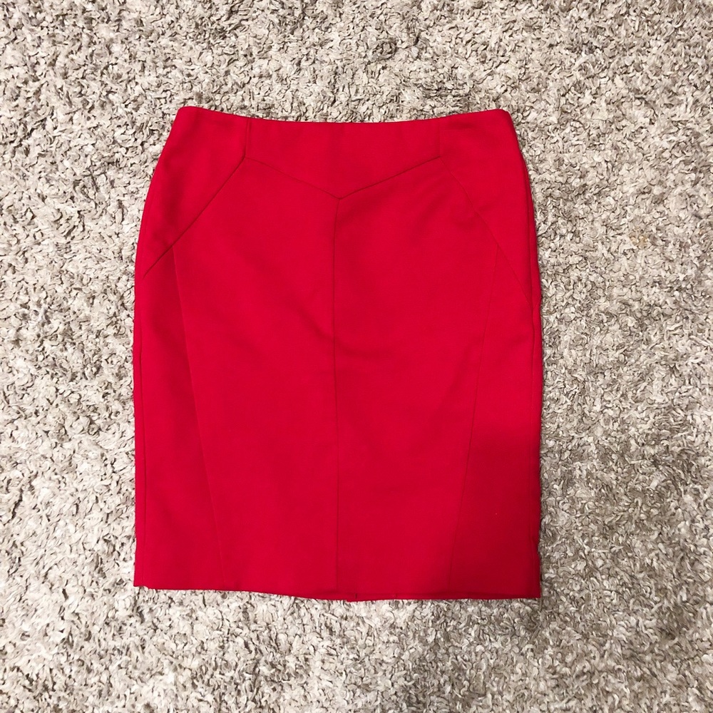 Red Worthington Skirt